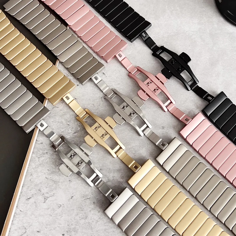 26 مللي متر 22 مللي متر QuickFit الفولاذ المقاوم للصدأ حزام ل Garmin Fenix 8 51 مللي متر 47 مللي متر 7X7 Pro 6X 6 5X 5Plus 3 3 HR الفرقة Forerunner 965 745 935