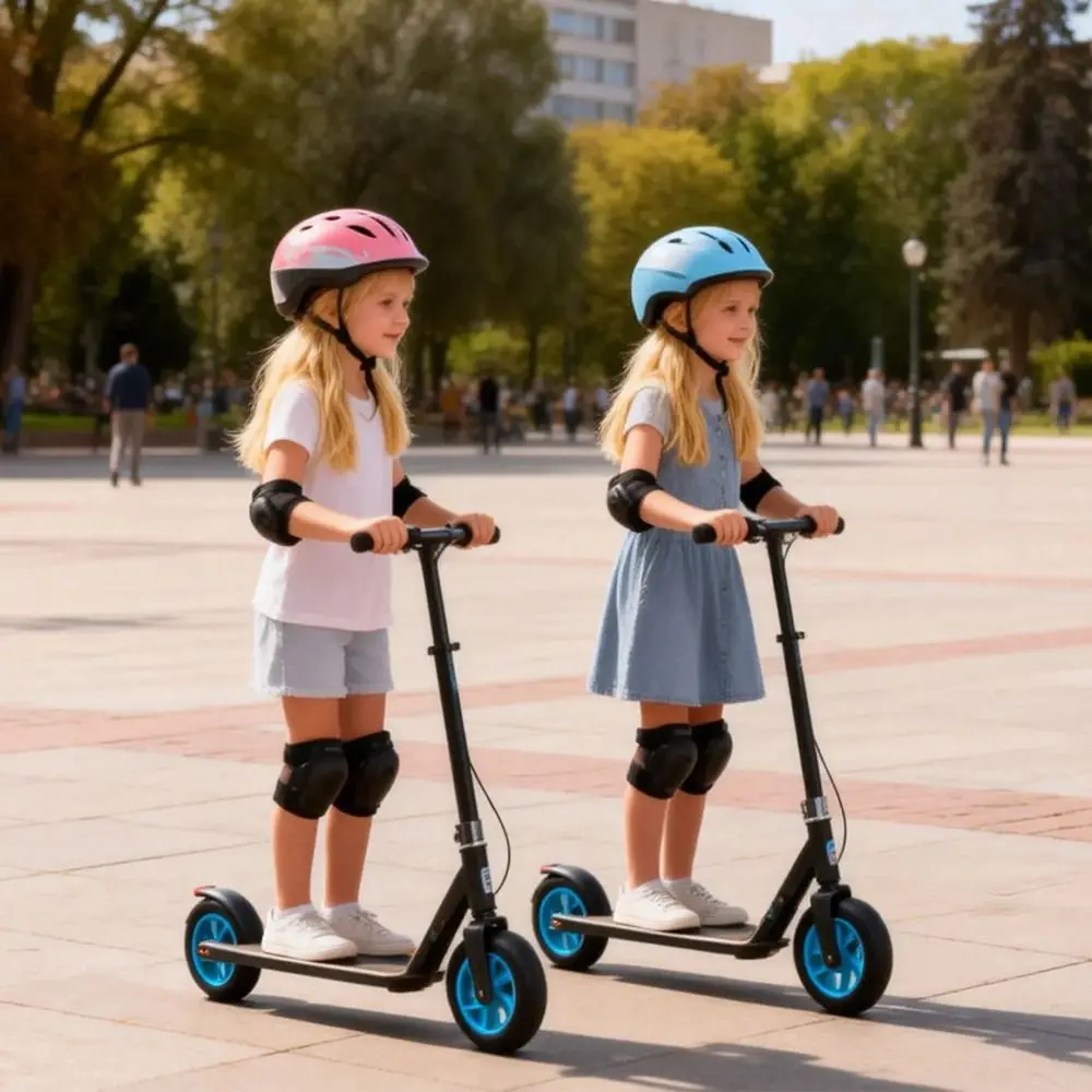 Ruedas silenciosas 100/110 mm para patinete acrobático en aleación de aluminio - imagen 4