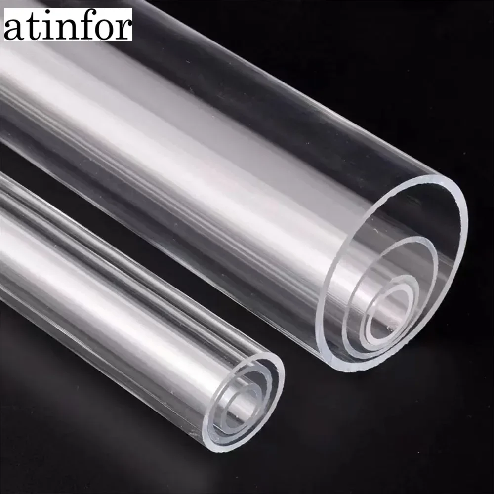 

atinfor Quartz Capillary Tube OD85*ID75*L250mm/Silica Single-Bore Glass Capillary Tube/High Temperature Glass Tubes