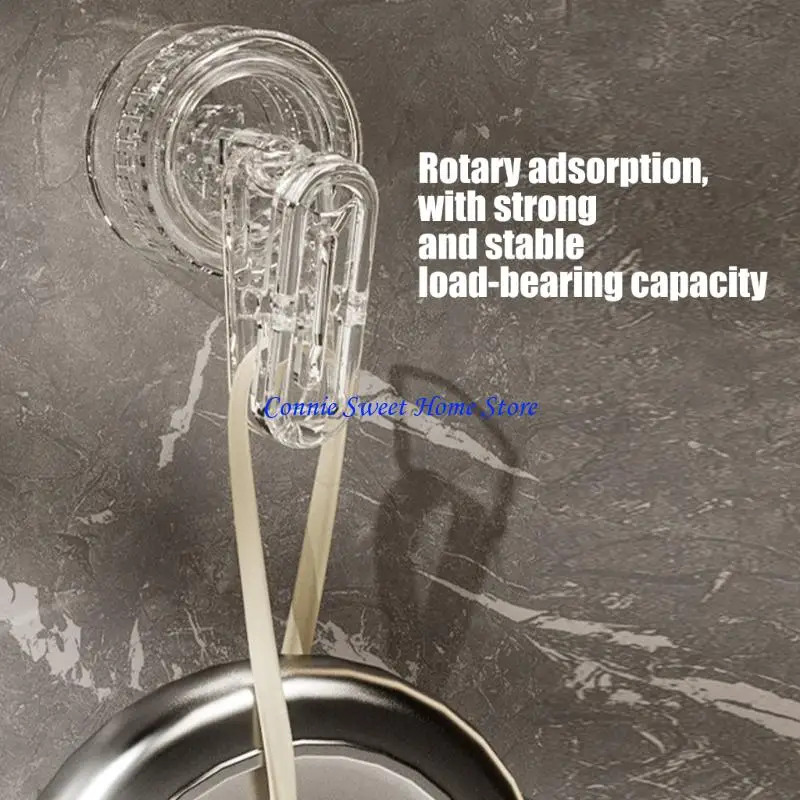 LXAF Multiple Suction Cup Clip Waterproof Bathroom Storage Not Required 61mm