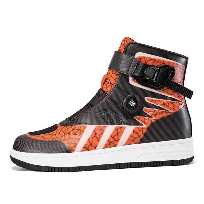 

Motorcycle protective boot men four season comfortable fashion high top off-road anti slip breathable wear-resistant riding shoe