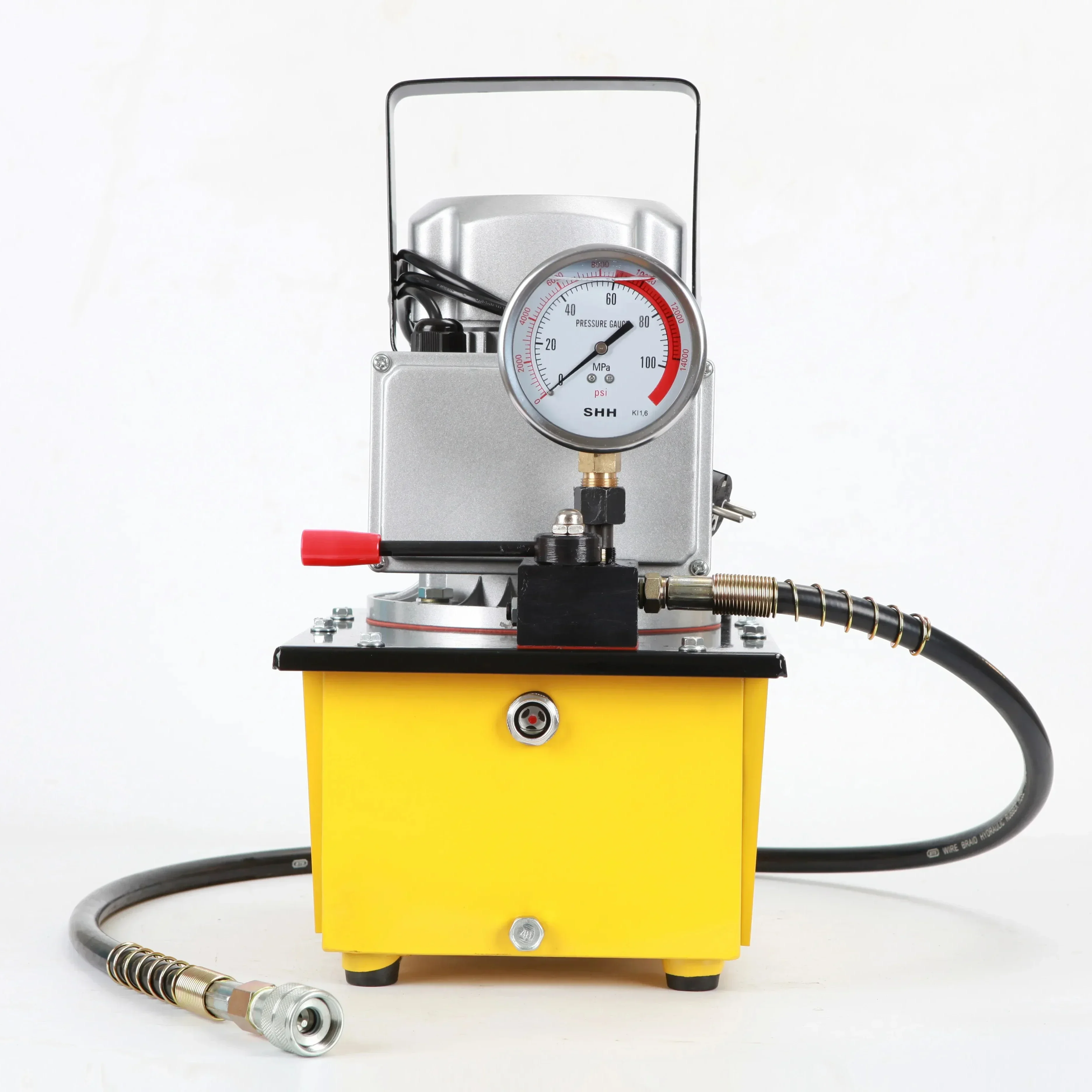 

220v 12 volt 12v 700bar Electric Motor Hydraulic Hand Pump EHP-63A 700 bar ehps Power Pump