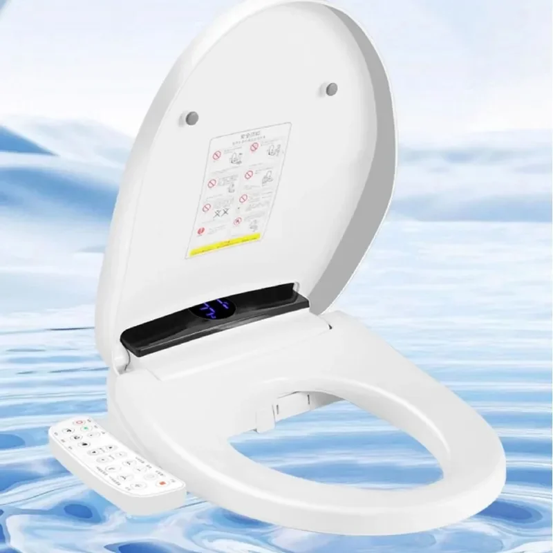 Smart Toilet Seat Cover Instant Heating Automatic Drying Universal Fit for Home Hotel Bathroom Hygienic Bidet Attachment