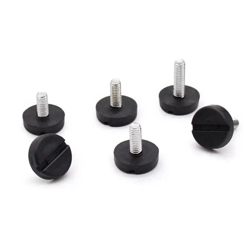 M6 Screw 20Pcs Cabinet Leg Anti-slip Base Table Feet Screw Pads Foot Pad Furniture  Accessories Furniture Legs Pad