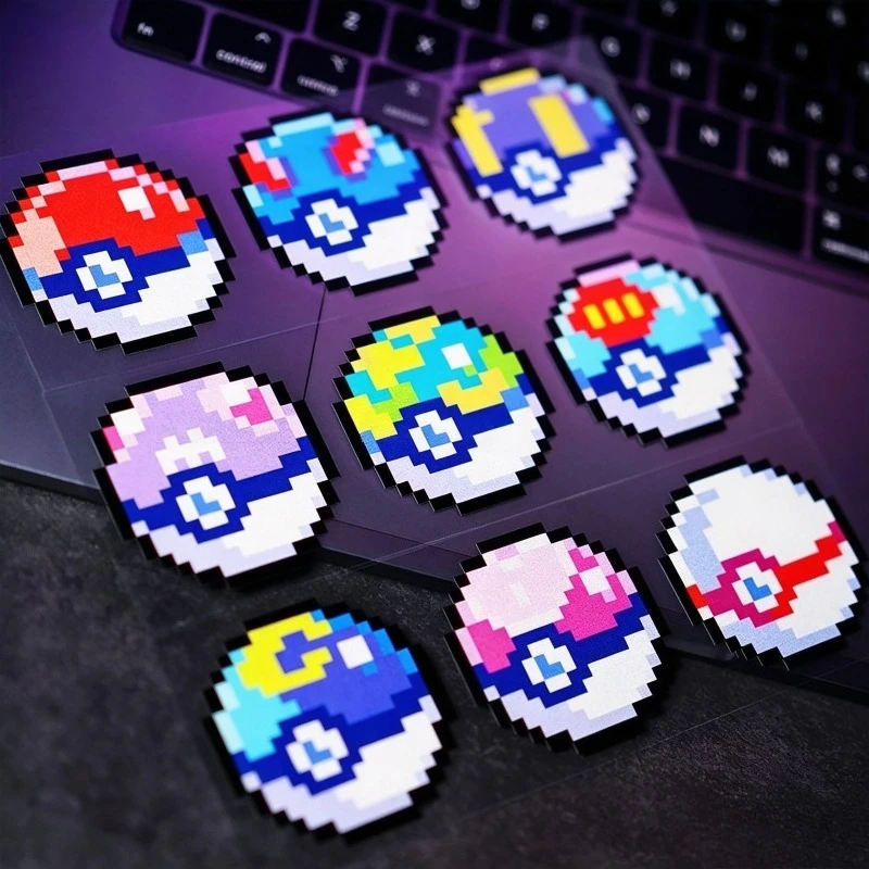 Ретро-пиксельные наклейки на п – обзор и цена Retro Gaming Pokemon