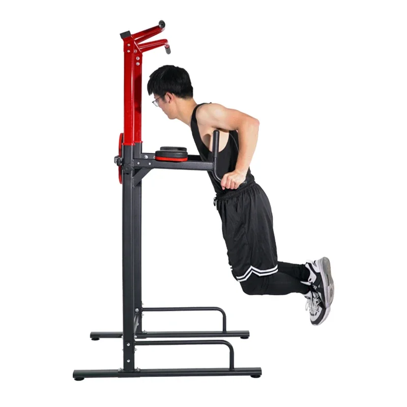 

Fitness Gym Door Horizontal Free Standing Chin Up Stand Dip Station Pull Up Bar Power Tower