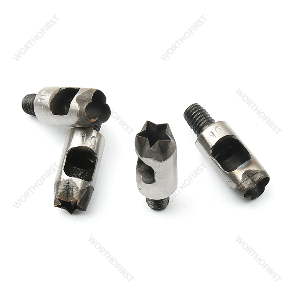 M8 Thread Special-shaped Punching for Hand Press Flower Shaped Punch for Leathercraft Belt Cut Punching DIY Supply  5/6/8/10mm