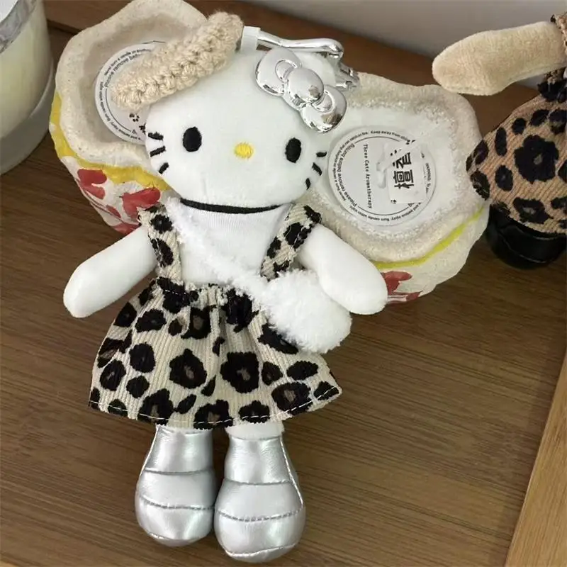 ハローキティ ロングレッグ ぬいぐるみ キーホルダー 漫画 ホットガール バックパック ペンダント ドール 誕生日 子供 ファン ギフト