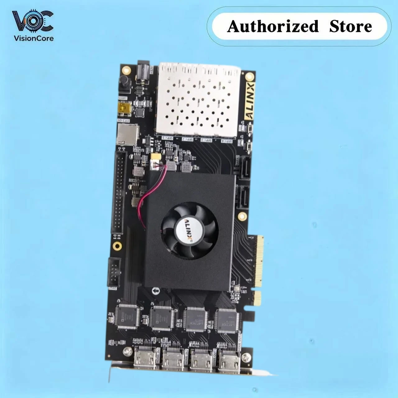 Alinx AXP391: Titan2 Series PG2T390H PCIe Fiber Optic Communication Board