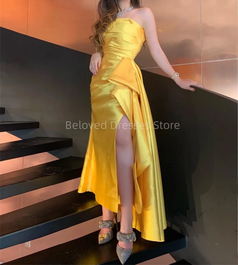 

Luxury Woman Wedding Party Dresses Sequined Evening Dresses Temperament Slit Long Dresses for Special Events Vestido De Noche