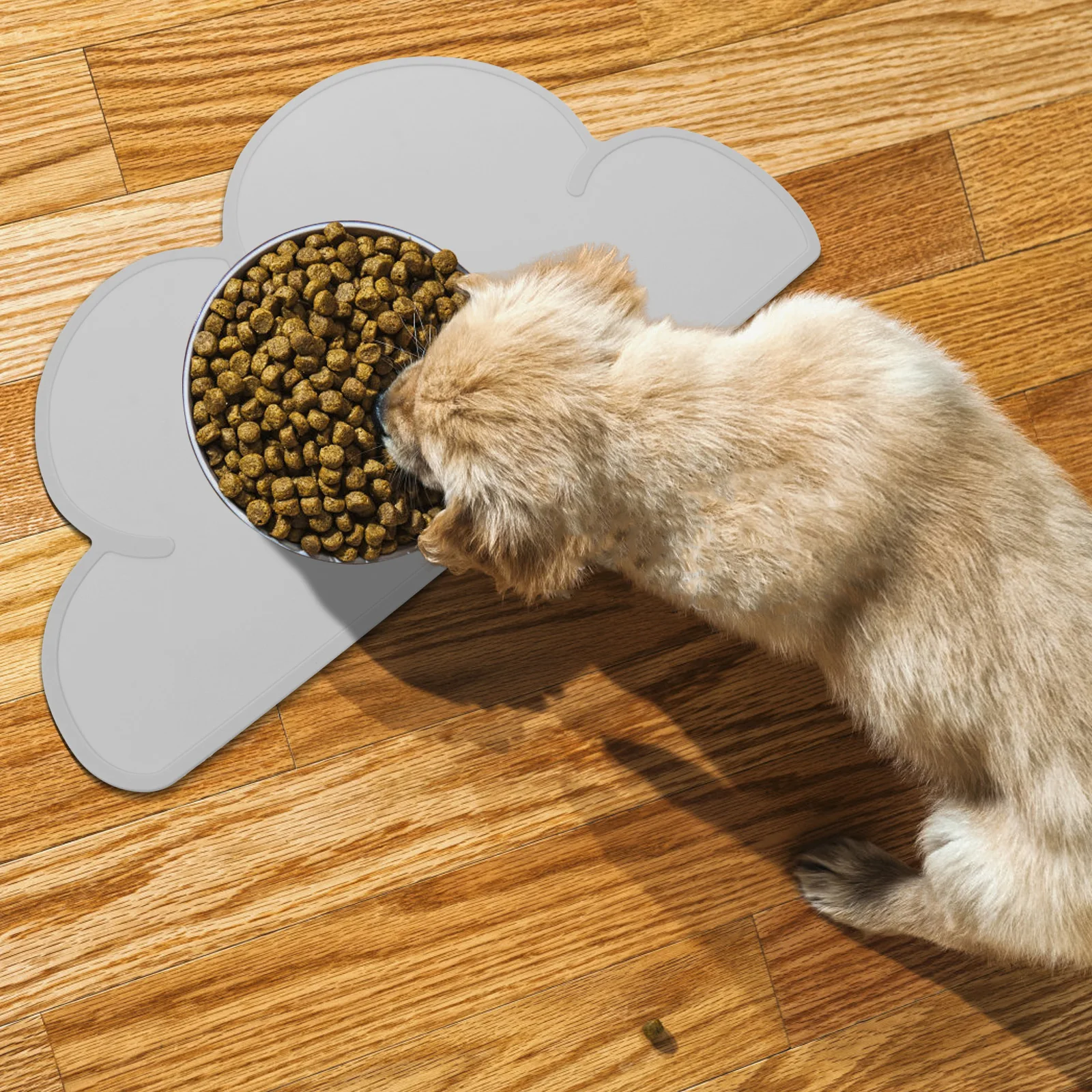 

Silicone Pet Food Mat Spill Catcher Heat Insulation Durable Floor Pad Anti Scalding Overflow Preventing Feeding Cushion Kitchen