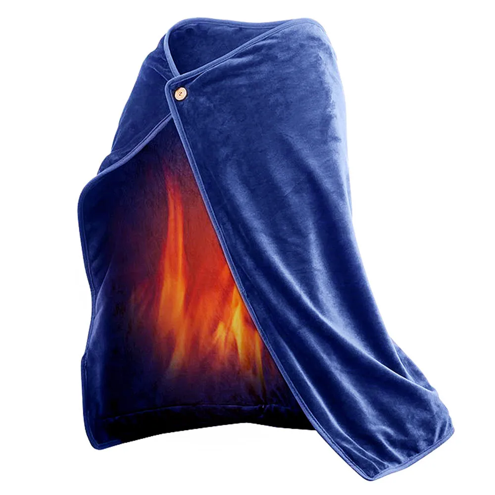 Usb inverno aquecimento cobertor 70x100cm aquecimento elétrico quente xale almofada aquecer cobertor elétrico do agregado familiar almofadas de joelho quentes
