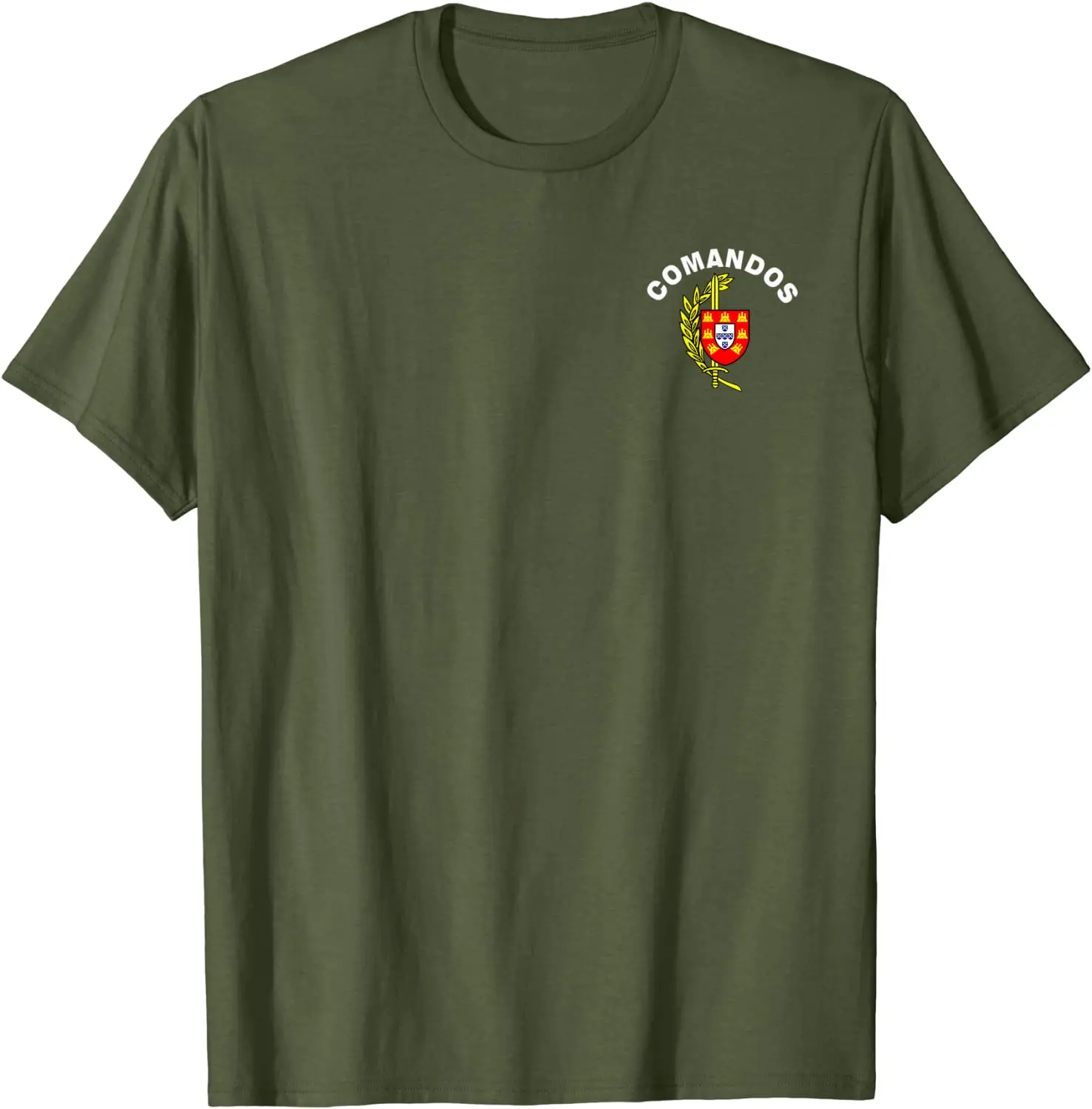 Portuguese Army Special Forces Comandos Men T-shirt Short Casual 100% Cotton Shirts