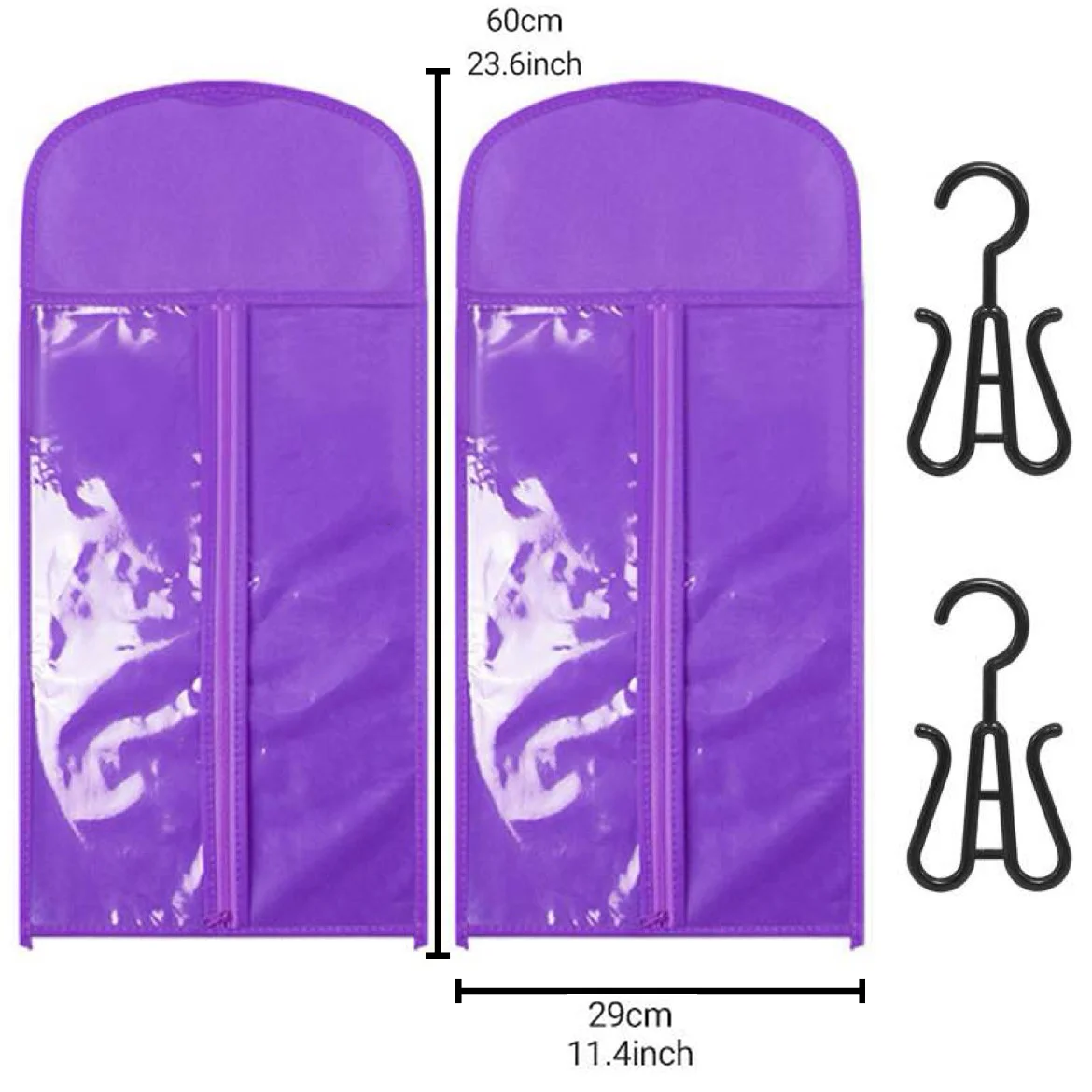Wig Storage Bags with Hanger for Hair Extensions