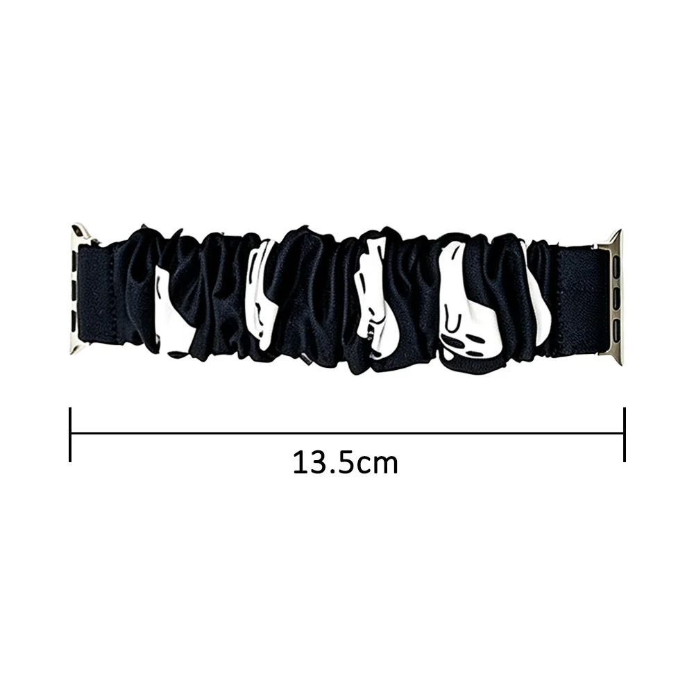 Halloween Scrunchie Watch Strap for Apple Watch Band Elastic Fabric Bracelet for iWatch Series 10 9 8 7 6 SE - view 6