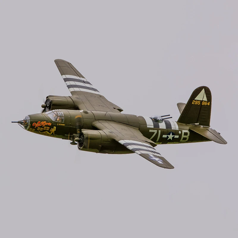 Dilome World War Ii American B26 Predator 1.5-Meter Electric Model Aircraft Bomber Fixed Wing 4s Power Resembling A Real Aircraf