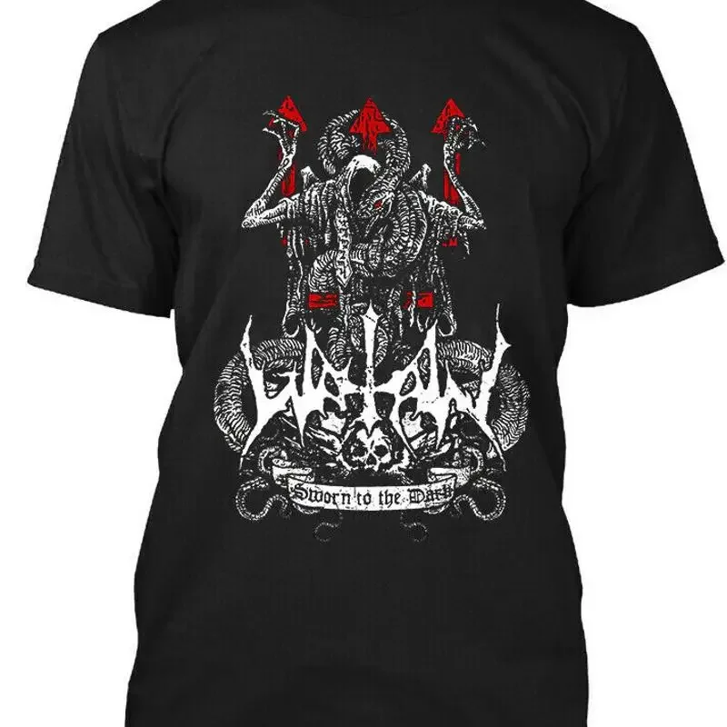 НОВАЯ винтажная ретро-футболка Watain Sworn to the Dark Sweden Black Music, размеры S-4XL