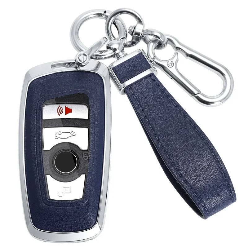 

Car Remote Key Case For BMW F20 F30 G20 F31 F34 F10 G30 F11 X3 F25 X4 I3 M3 M4 1 3 5 Series Keychain Novelty Auto Accessories