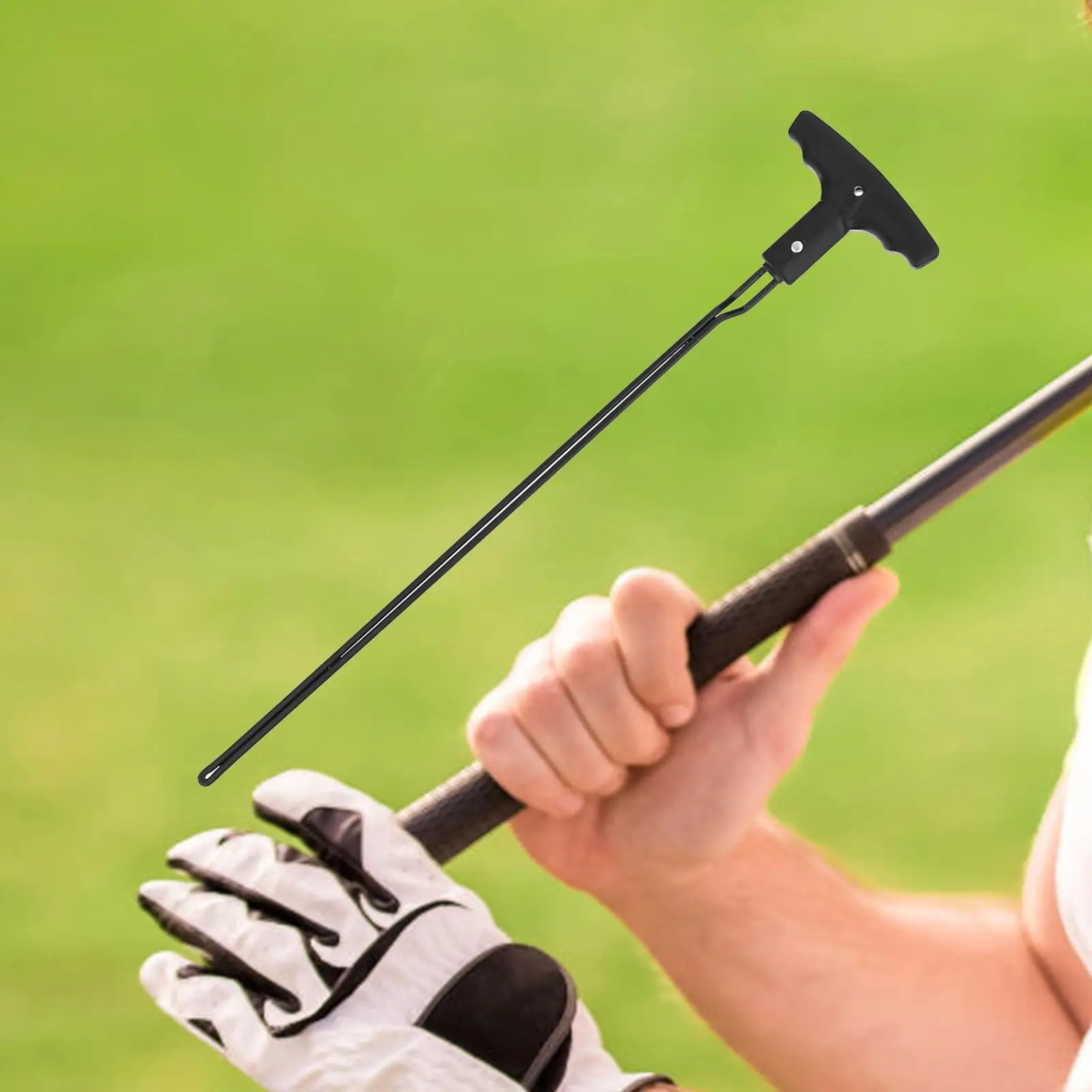 High Carbon Steel Golf Grip Removal Tool Lightweight V Groove Remover for Golf Alignment Stick Holder and Club Repair