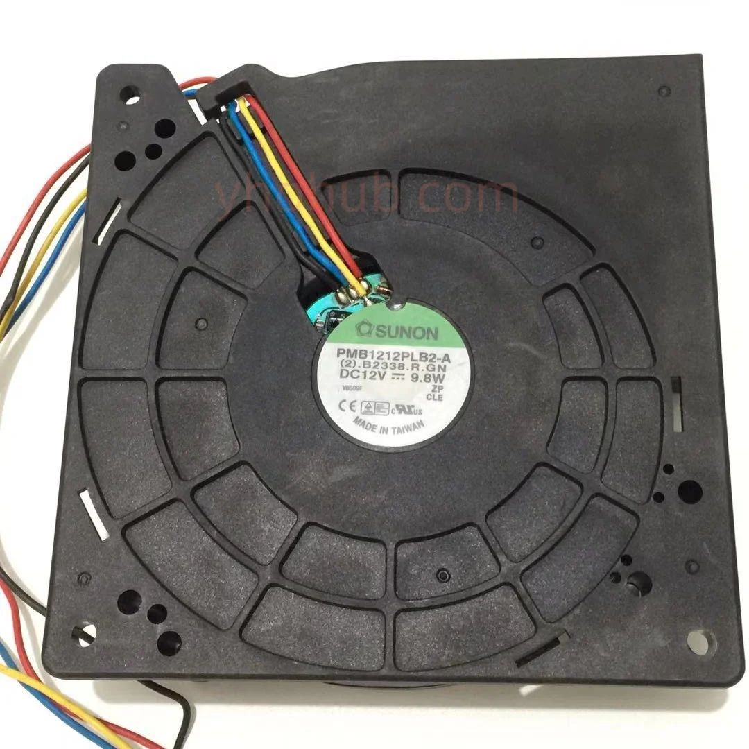 SUNON PMB1212PLB2-A (2).B2338.R.GN Server Cooling Fan DC 12V 9.8W 120x120x38mm 4-Wire