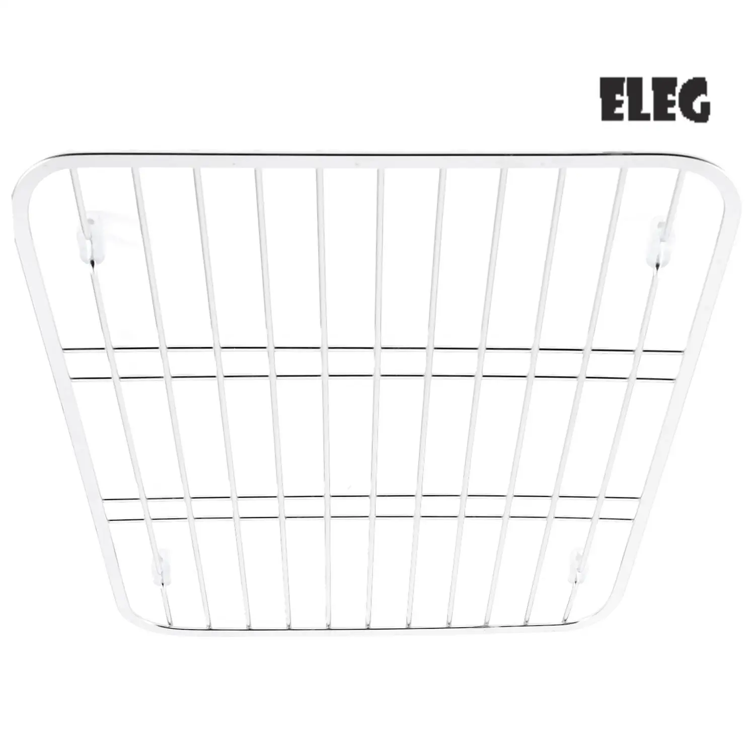 

ELEG-304 Stainless Steel Sink Drainer Rack Multifunctional Kitchen Fruit Vegetable Dish Drying Rack Kitchen Sink Protector Grid