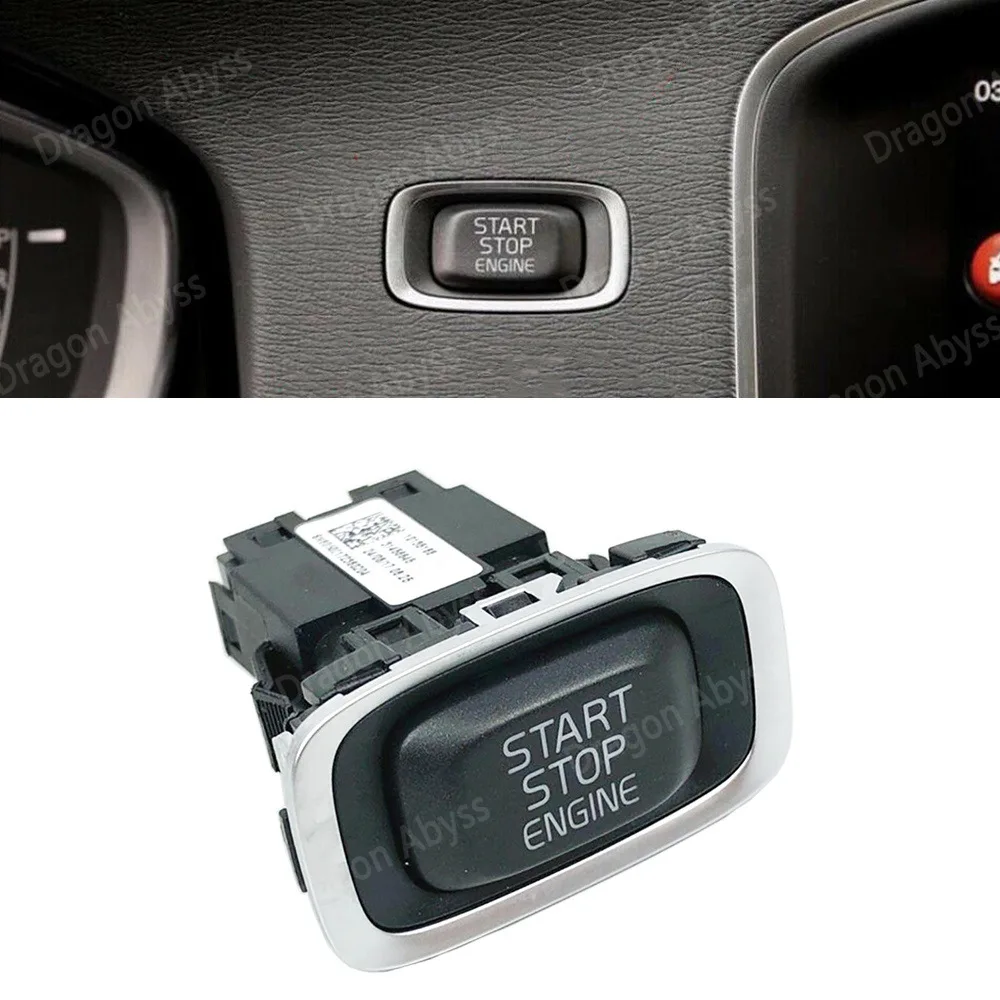 

For Volvo C70 S60 S80 V60 V70 XC60 XC70 2011 2012 2013 2014 2015 2016 Engine Ignition Start Stop Switch Button 31456645