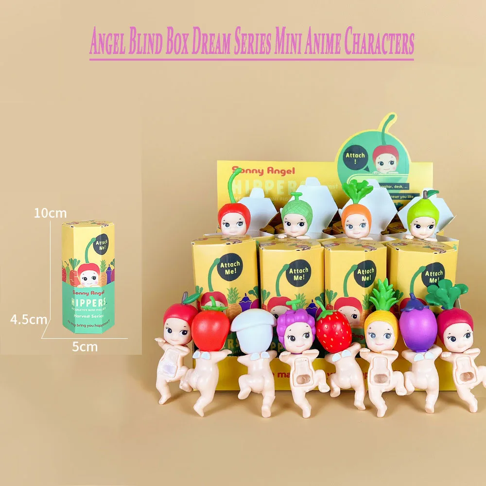 Angel Blind Box Harvest Series Fruit And Vegetable Anime Figures Ornaments Dolls Fans Children Gift Mobile phone accessories