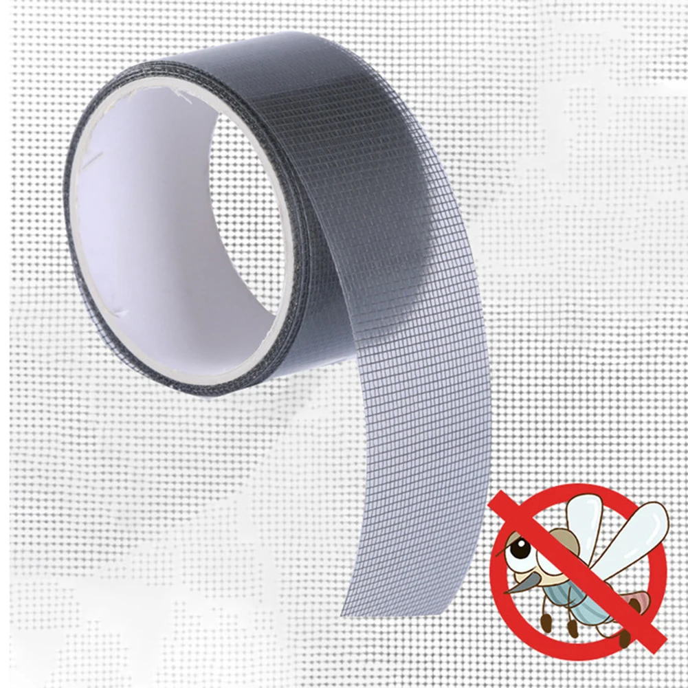 Mosquito Net Windows Anti-Mosquito Mesh Easy-To-Apply Waterproof Window Screen Repair Tape Self-Adhesive Mesh Patch