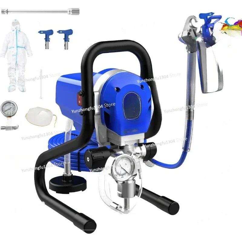 Stand Airless Paint Sprayer 1HP 3000PSI High Efficiency Airless Sprayer with Low Overspray Thinning-Free for Home Exterior