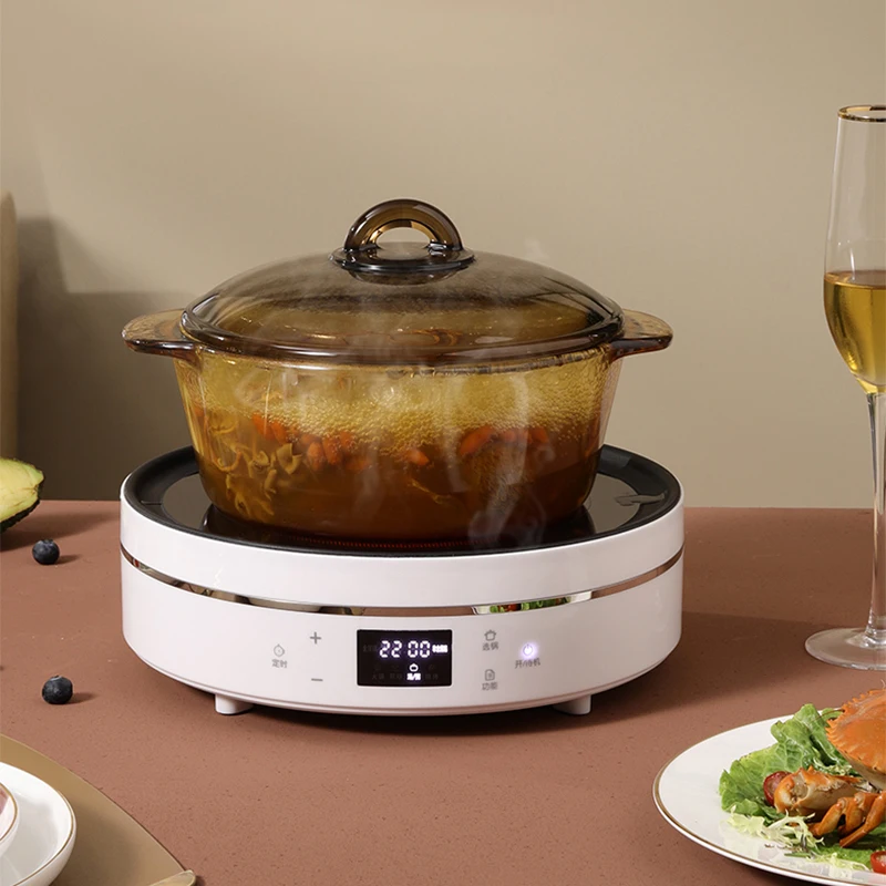 2200 واط الكهربائية موقد سيراميك موقد الشاي المنزلية عالية الطاقة الأشعة تحت الحمراء موجة فرن المعالجة الحرارية التعريفي طباخ