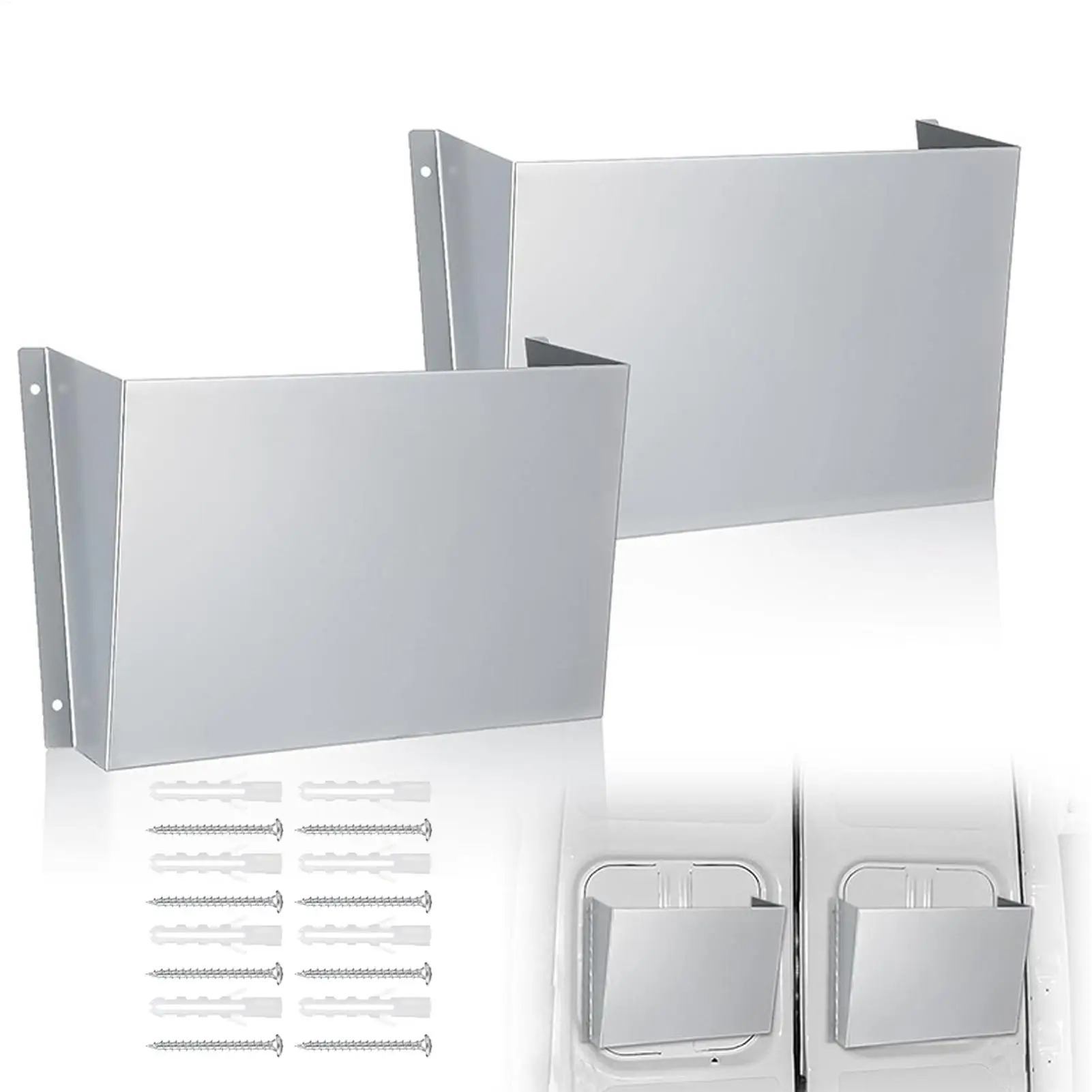 

Van Paper Organizer Cargo Partition Holder File Document Storage For Work Truck, Garage Vehicle Workshop Cargo Van Accessory