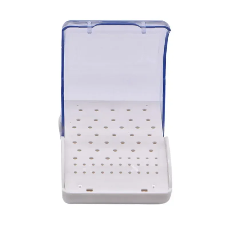 

Dental Drill Box with 60 Holes, Plastic Placement Box for Dentist Tools, Autoclave Sterilizer Case for Disinfection Holder