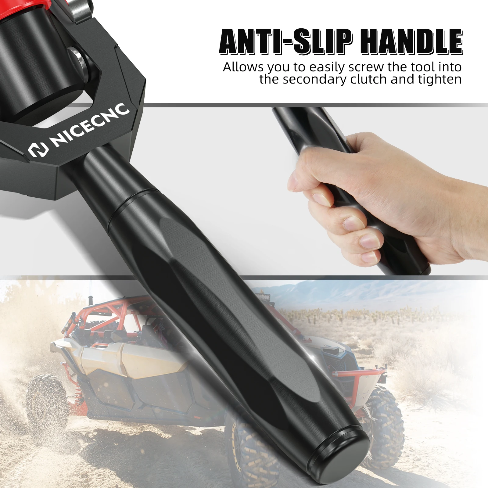NICECNC Für Can Am Maverick X3 2017-2023 Riemenwechselwerkzeug Kupplungsentfernungs-Kit Für Canam Commander 1000R UTV Zubehör – Detail 9