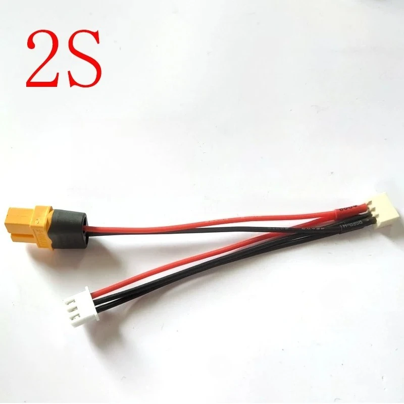 XT60 Plug with XH2.54 Terminal Single Balance Head Battery Charging Adapter M6D D6 Model Aircraft FPV Crossover Machine 2S-6S
