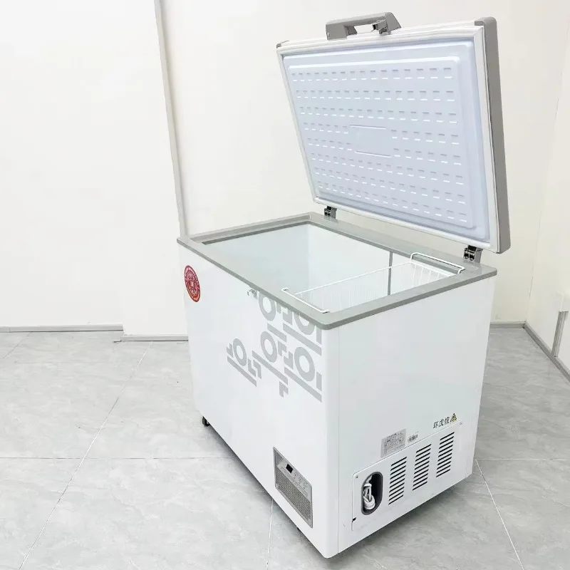 High-end top open horizontal ultra-low temperature refrigerator, suitable for storing fresh meat, seafood and other food