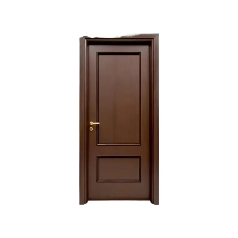 Solid Composite Wooden Door Paint Free Flat Opening Indoor Door for Bedroom Hotel Office Engineering Project