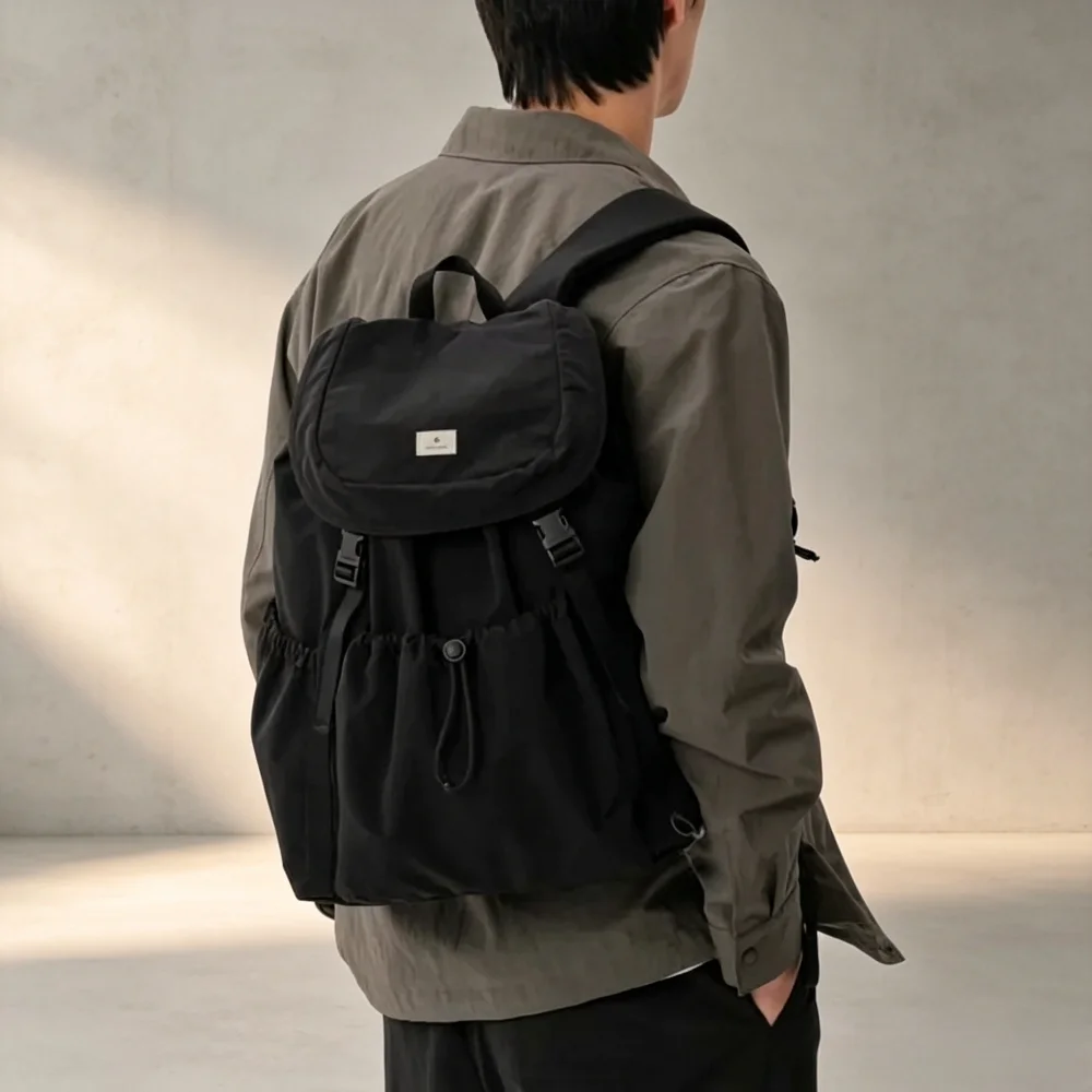 Snow Peak Daypack 25L Sac à dos grande capacité pour hommes et femmes, léger, en nylon, multi-poches, pour camping, randonnée, escalade, voyage