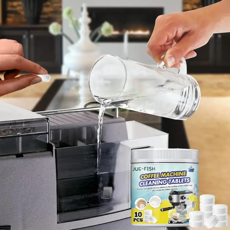 10pcs Espresso Coffee Machine Cleaning Tablet Water Dispenser Descaler Coffee Machine Cleaning Tablet For All Coffee Machines