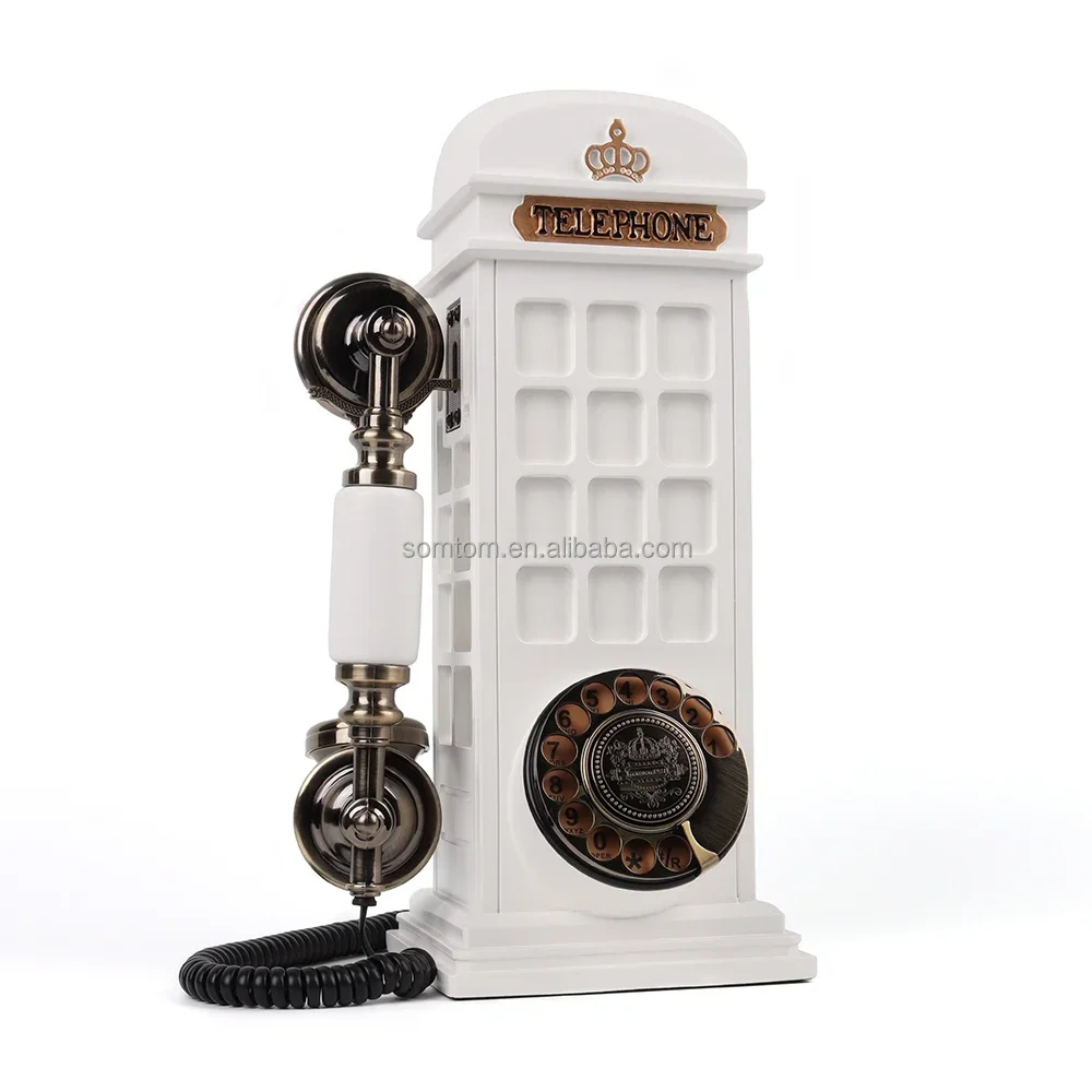 Wholesale OEM Hotel Landline Guest Room Fixed Telephone One Button Dialing Wedding Audio Guestbook for Recording Phone