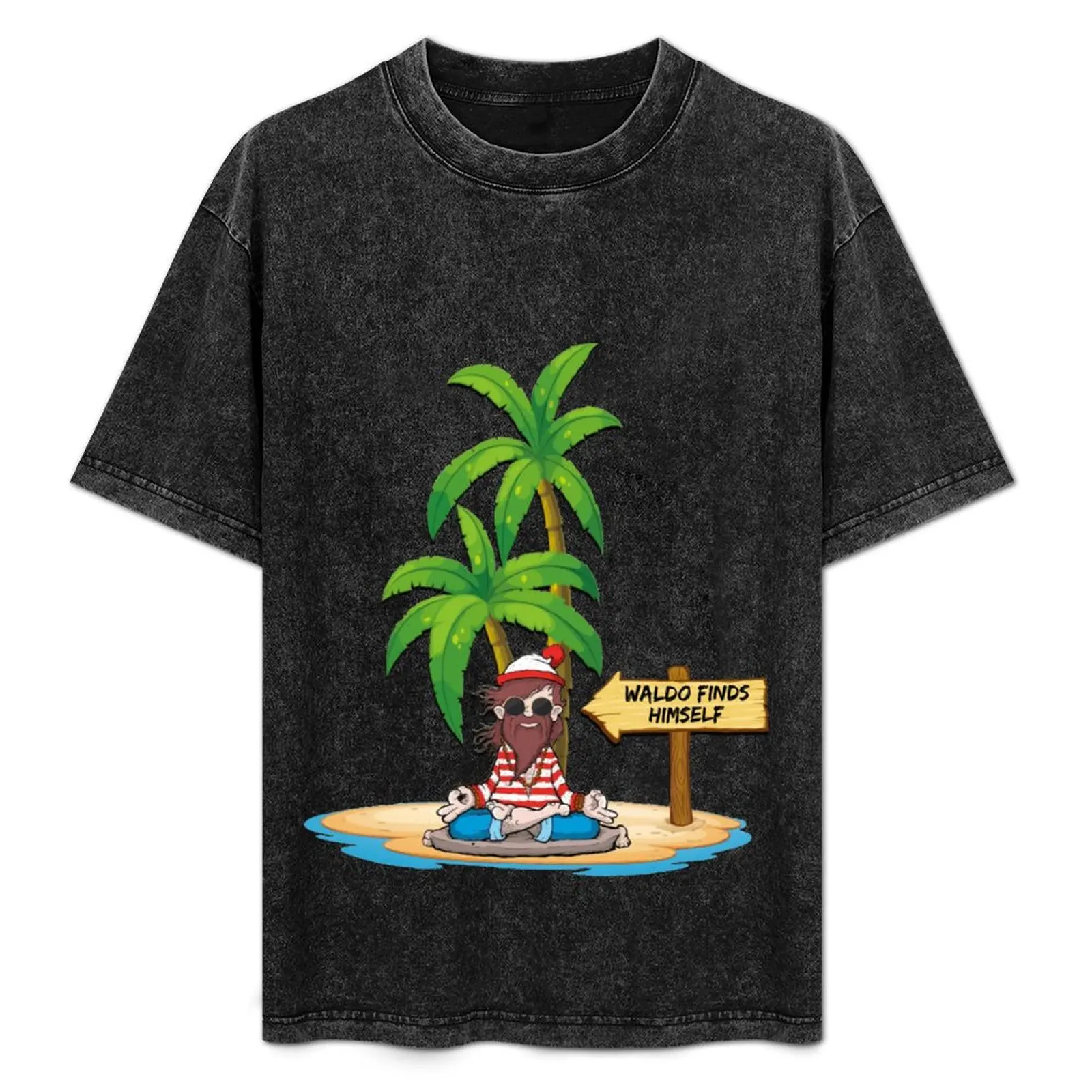 

Waldo Finds Himself T-Shirt man graphic t shirt t shirts with prints essential t shirt graphic shirts for man T-Shirt