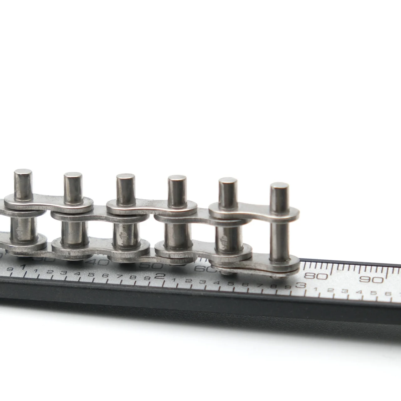 Stainless Steel Automated Assembly Line Conveyor Chain 06C Plug-In Wave Soldering 5mm Long-Pin Transmission Chain