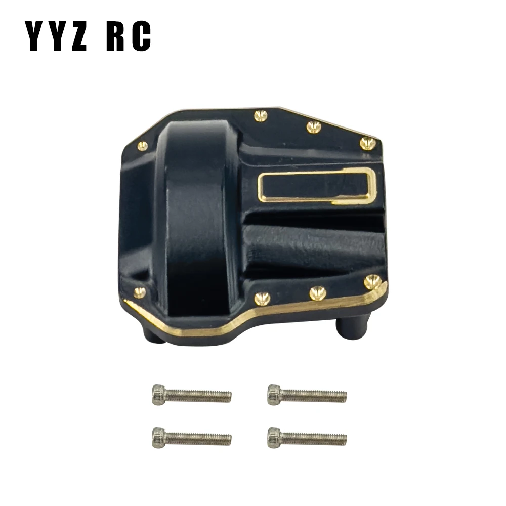 Brass Differential Axle Diff Cover Metal For Axial Scx10 iii Upgrade Parts Remote Control Rc Crawler Car Accessories 1/10 Scale