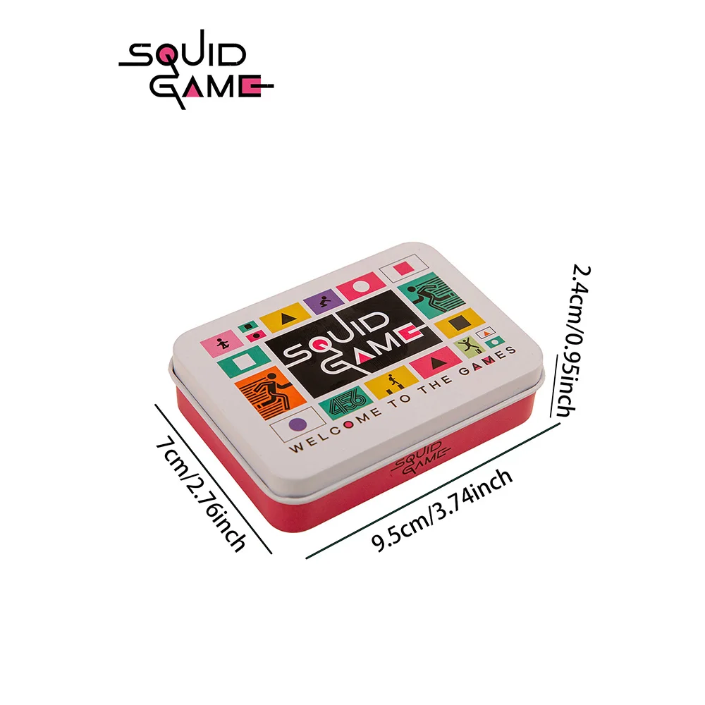 1PC Squid Game Officially Licensed Gaming Dice Set Featuring Geometric Shapes Creative Challenge Interactive Game Birthday Gift