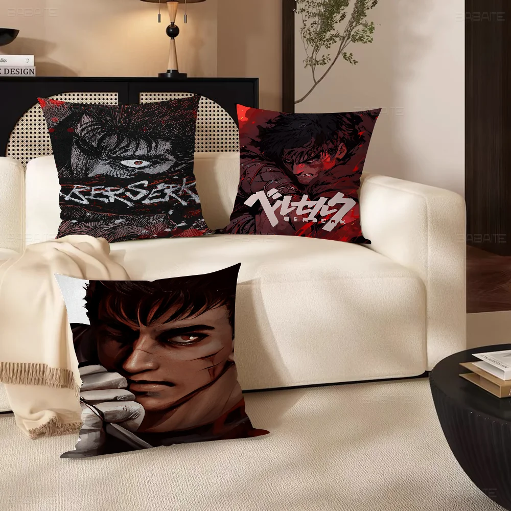 Japanese Anime B-Berserk Stitch Lucky Dragon Pillow Cover Sofa Cushion Cover Home Room Decoration Children Gift