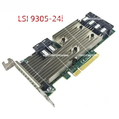 LSI SAS 9305-24i SAS3224 IT Mode HBA JBOD PCI-E 3.0 SATA/SAS 6-port SAS3 12Gb/s hard disk expansion card HBA 12Gb 24 disks