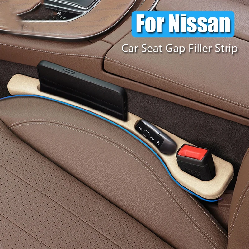 

Car Seat Gap Filler Side Seam Plug Strip Leak-proof Filling Strip For Nissan Qashqai Juke Leaf Micra Patrol Xtrail Car styling