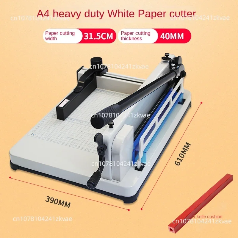 New Heavy Duty A4 Paper Trimmer Paper Cutter Photo Cutter Hand Operate Manual Max Thickness 4cm Paper Cutting Machine 1PC