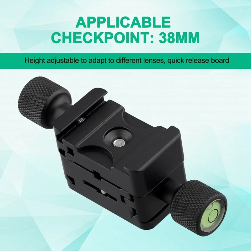 قاعدة متنقلة مزدوجة الجوانب BNVN مع لوحة تحرير سريعة، حامل كاميرا مزدوج لعدسات المقربة، ملحقات بانورامية