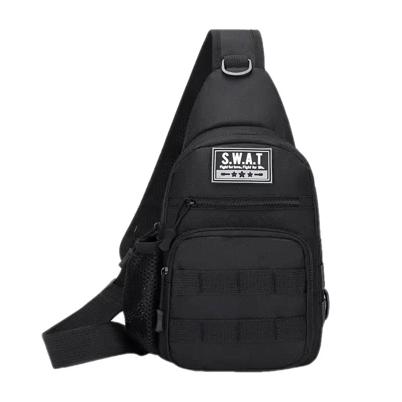 New Fashion Tactical Men's Chest Bag Outdoor Casual Crossbody Bag Large Capacity Man Shoulder Bag Sports Sling Bag