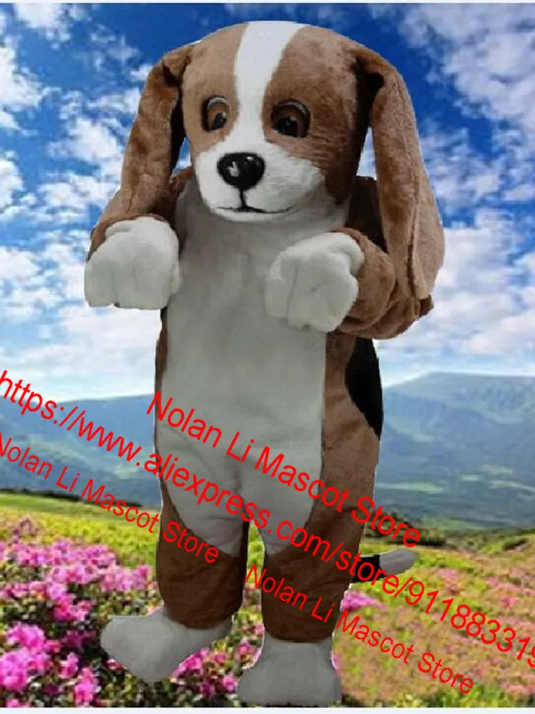 High Quality EVA Luxury Dog Mascot Costume Film Props Performance Cartoon Suit Role Play Adult Size Holiday Gift 135